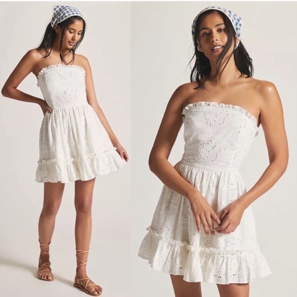 Forever That Girl Ruffle Tube Mini Dress
Anthropologie